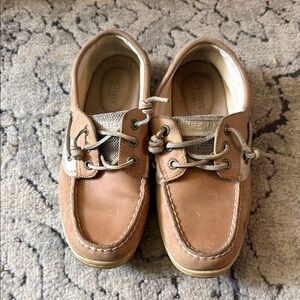 Sperry Brown Leather Boat Shoes